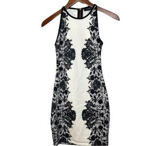 B. Darlin White and Black Formal Dress
